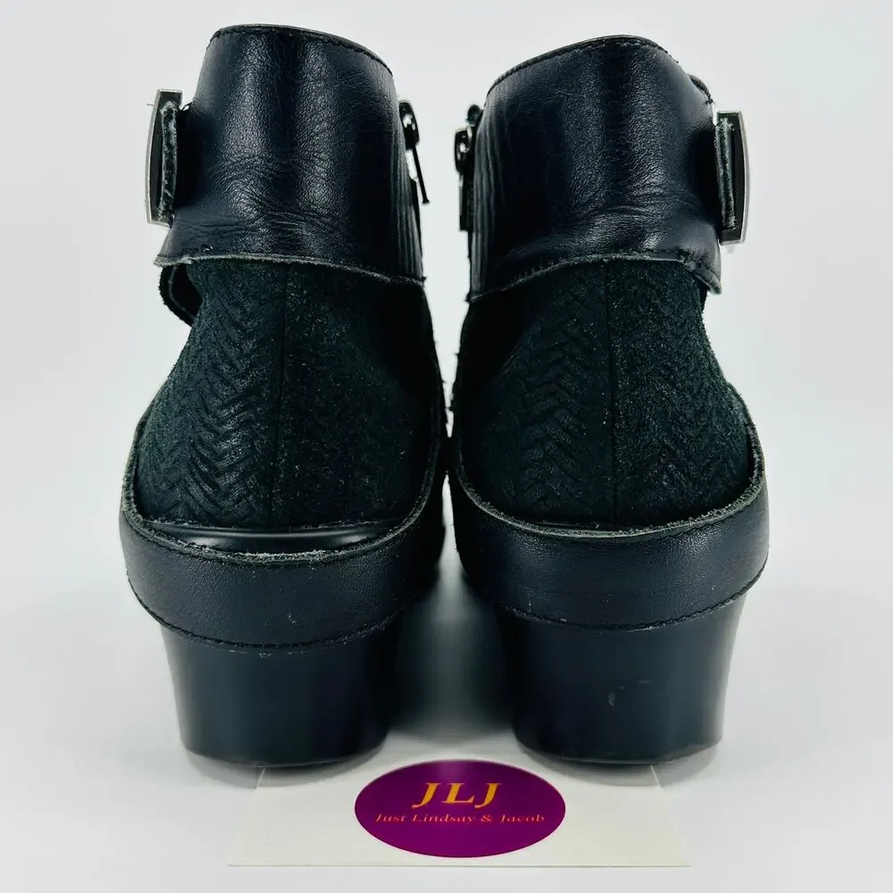 Alegria Women's Eva Leather Comfort Ankle Booties EVA-601 Size 41 EU/ 10.5-11 US